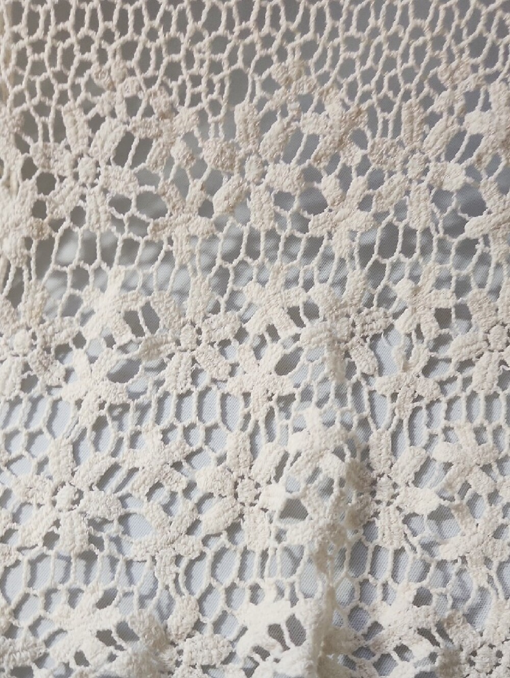 Rue21 Crochet Open-Front Cardigan - Cream - Picture 8 of 9
